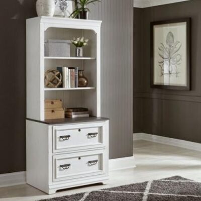 Liberty Furniture | Home Office Cottage 2-Piece Lateral File Cabinet Set with Bead Molding