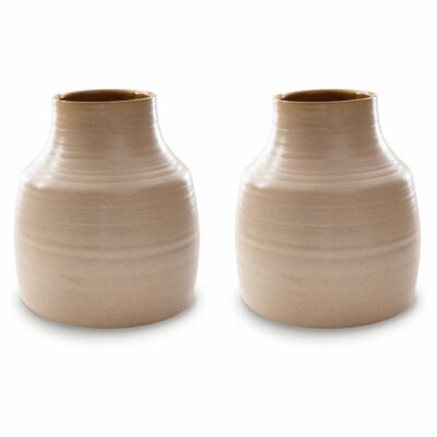 Signature Design by Ashley | Accents & Decor Casual Ceramic Vase (Set of 2)