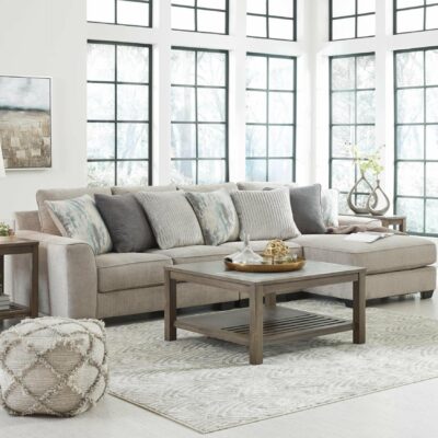 Benchcraft | Living Room Contemporary 3-Piece Sectional with Right Chaise