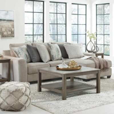 Benchcraft | Living Room Contemporary 2-Piece Sectional with Right Chaise