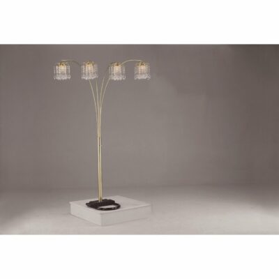 Crown Mark | Accents & Decor Rain Drop Arc Floor Lamp