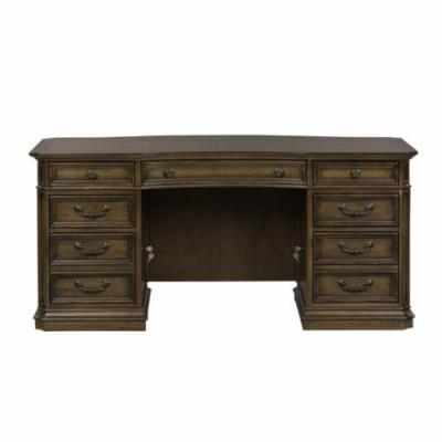 Liberty Furniture | Home Office Traditional Executive Desk with Fully Stained Interior Drawers