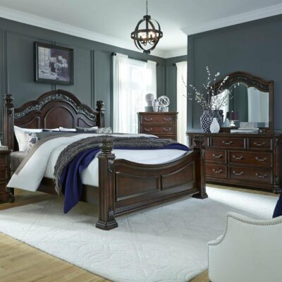 Liberty Furniture | Bedroom 4-Piece Traditional Queen Bedroom Set