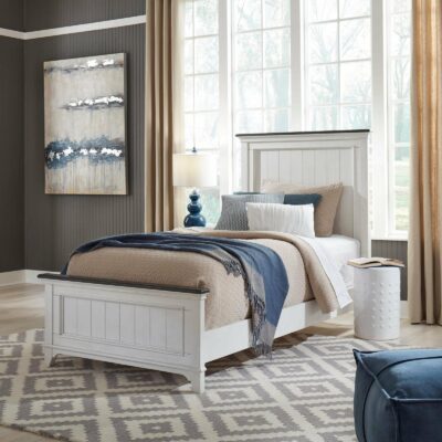 Liberty Furniture | Kids Cottage Full Panel Bed with Bead Molding