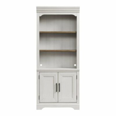 Intercon | Living Room Cottage Bunching Bookcase with Doors and Adjustable Shelving