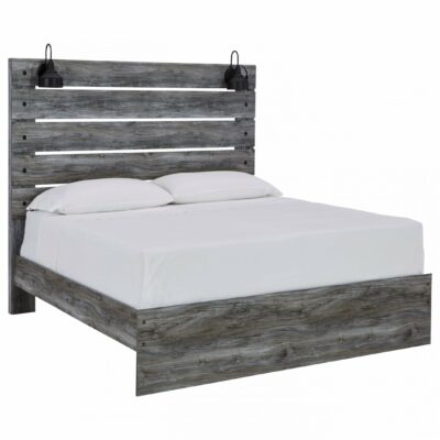 Signature Design by Ashley | Bedroom Queen Panel Bed with Sconce Lights