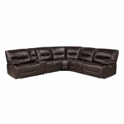 Homelegance | Living Room Transitional 6-Piece Power Reclining Sectional Sofa