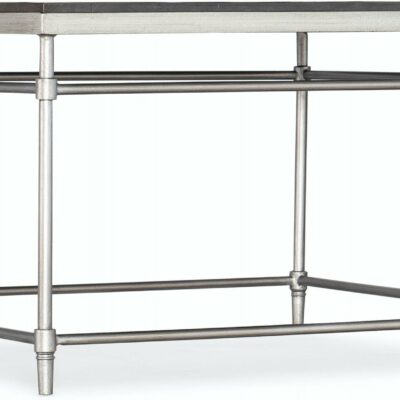 Hooker Furniture | Living Room Transitional Square Metal and Wood Cocktail Table