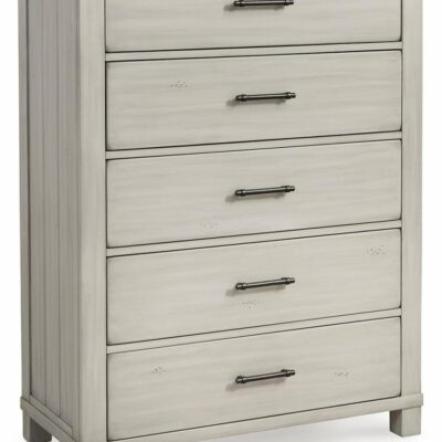 Signature Design by Ashley | Bedroom Farmhouse Two-Tone 5-Drawer Chest