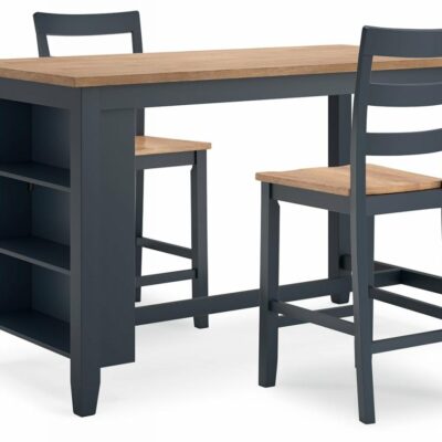 Signature Design by Ashley | Dining Room 3-Piece Casual Counter Height Dining Set