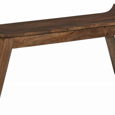 Signature Design by Ashley | Living Room Contemporary Sculptural Wood Accent Bench