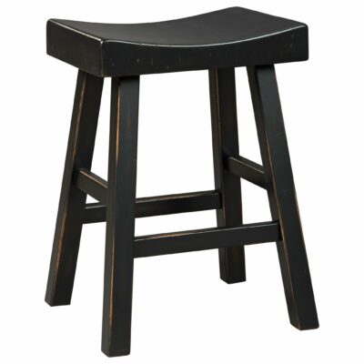 Signature Design by Ashley | Dining Room Antique Black Counter Stool