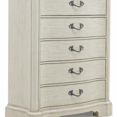 Signature Design by Ashley | Bedroom Traditional 5-Drawer Chest with Metal Bar Pulls