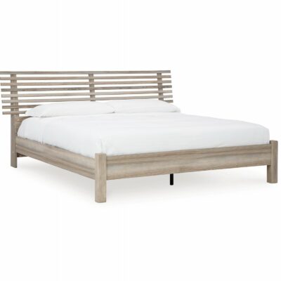 Signature Design by Ashley | Bedroom Casual Queen Slat Panel Bed