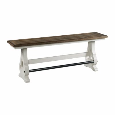 Intercon | Dining Room Cottage Counter Height Bench with Trestle Base