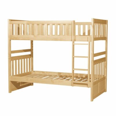 Homelegance | Kids Transitional Twin/Twin Bunk Bed with Ladder