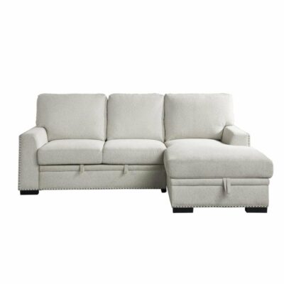 Homelegance | Living Room Casual 2-Piece Sectional with Pull-out Bed