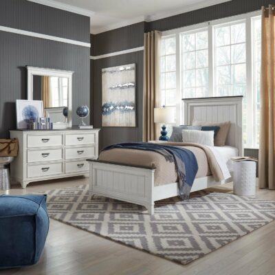 Liberty Furniture | Kids Cottage 3-Piece Twin Bedroom Set with Bead Molding