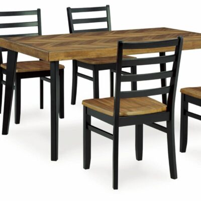 Signature Design by Ashley | Dining Room Dining Table And 6 Chairs (Set Of 7)