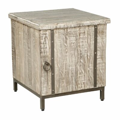 Signature Design by Ashley | Living Room Rustic Reclaimed Wood Accent Cabinet