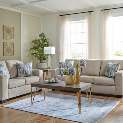 Signature Design by Ashley | Living Room Contemporary Sofa and Loveseat