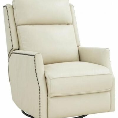 Barcalounger | Living Room Cavil Power Swivel Glider Recliner With Adjustable Headrest – Barone Parchment