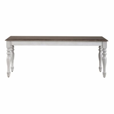 Liberty Furniture | Dining Room Farmhouse Bench with Two Tone Finish