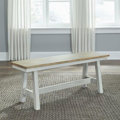 Liberty Furniture | Dining Room Transitional Two-Toned Backless Bench