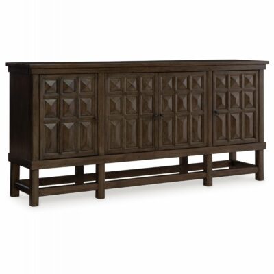 Signature Design by Ashley | Living Room Casual 4-Door Accent Cabinet