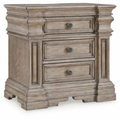 Signature Design by Ashley | Bedroom 3-Drawer Nightstand with Outlets and USB Charging