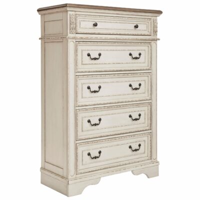 Signature Design by Ashley | Bedroom Two-Tone 5-Drawer Chest