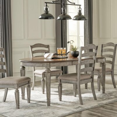 Signature Design by Ashley | Dining Room Dining Table and 4 Chairs