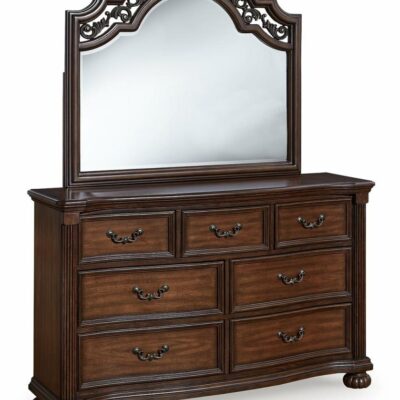 Signature Design by Ashley | Bedroom Traditional Dresser And Mirror