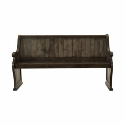 Homelegance | Dining Room Traditional Dining Bench with Wood Armrests