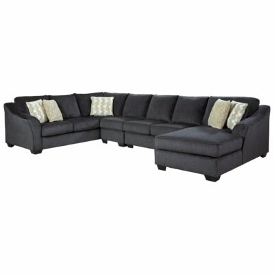 Signature Design by Ashley | Living Room 4-Piece Sectional with Right Chaise