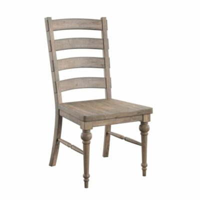 Emerald | Dining Room Relaxed Vintage Ladderback Dining Side Chair with Sandstone Finish