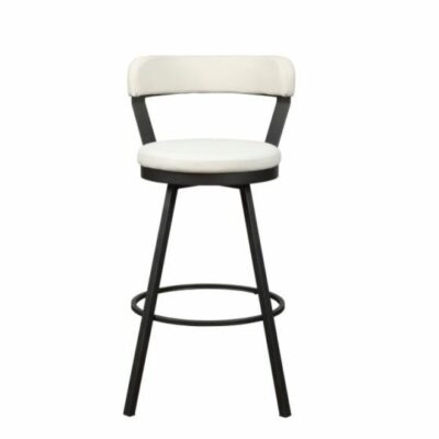 Homelegance | Dining Room Industrial Pub Height Swivel Chair with Bi-Cast Vinyl Upholstery