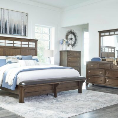 Benchcraft | Bedroom Queen Panel Bed, Dresser And Mirror