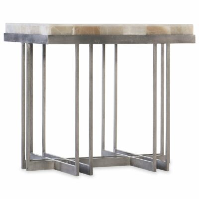 Hooker Furniture | Living Room Contemporary End Table with Onyx Top