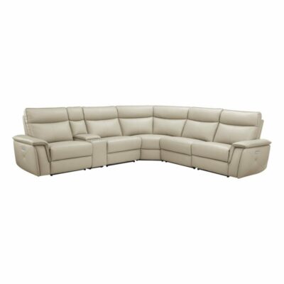 Homelegance | Living Room Casual 6-Piece Power Reclining Sectional Sofa with Power Headrests