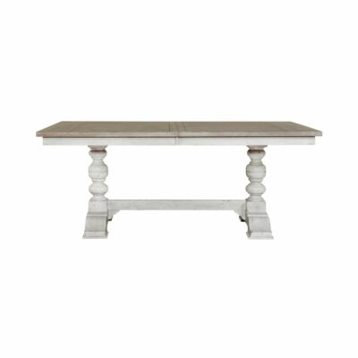 Liberty Furniture | Dining Room Trestle Table with Carved Base