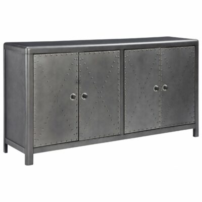 Signature Design by Ashley | Dining Room Industrial 4-Door Accent Cabinet