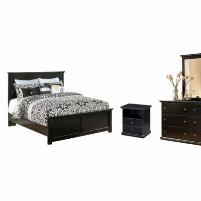 Signature Design by Ashley | Bedroom Casual 5-Piece Queen Panel Bedroom Set with 2-Nightstands