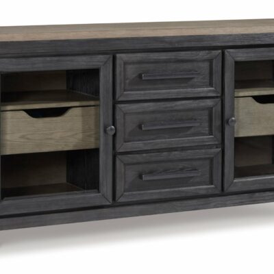 Signature Design by Ashley | Dining Room Contemporary 5-Drawer Two-Tone Dining Server